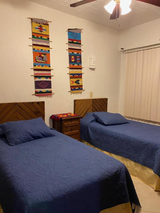 Departamento Frente Al Mar Con Dos Recamaras Y Seguridad 24 H A Dos Cuadras De La Quinta Avenida 普拉亚卡门 外观 照片